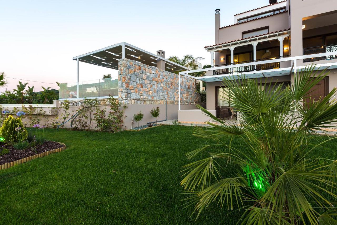 Villa Anemeli - Luxury Pool Villa With Gorgeous Seaview Kíssamos Exterior foto
